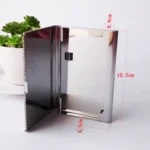 1Pcs Portable Metal Business Card Holder Stainless Steel - Image 3