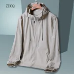 New Solid 2025 Hooded Jacket Men Sunscreen Quick Drying - Image 4