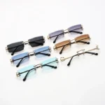 INS Trendy Rimless Sunglasses for Men
