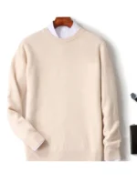 Simple Men Sweater 100% Merino Wool Pullover - Image 2
