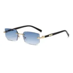 INS Trendy Rimless Sunglasses for Men - Image 4