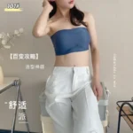 Lady Sexy Underwear Strapless Non-Slip Push up Anti-Emptied Tank-Top Bra - Image 4
