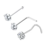 1Piece Nose Piercing Stainless Steel Jewelry for Women Men Nose