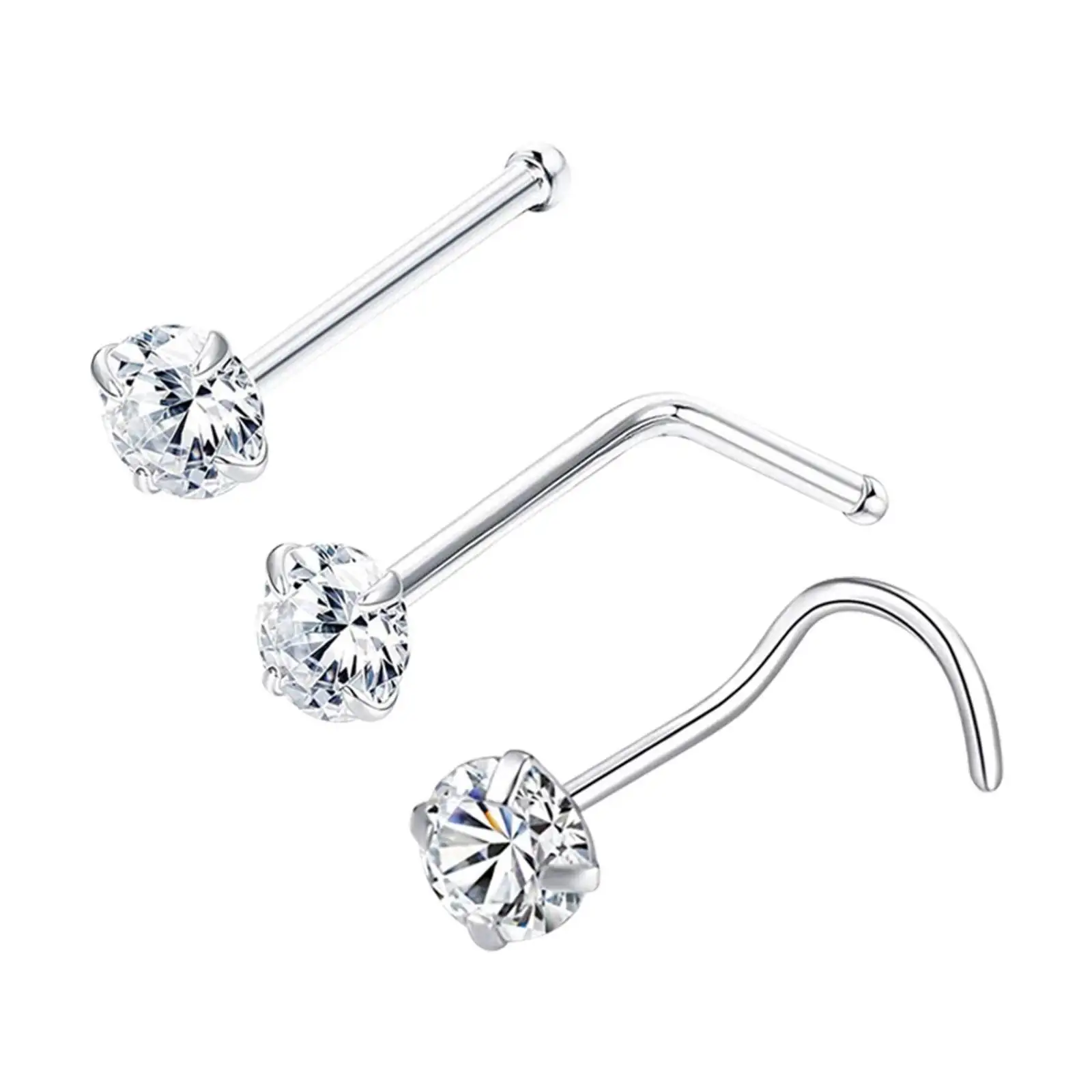 kf-S6d1819d6457944d6a950bdc878b22947C 1Piece Nose Piercing Stainless Steel Jewelry for Women Men Nose - Image 1