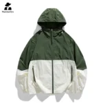 Gorpcore Hooded Windbreaker Men Women Lightweight Breathable