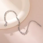 Lucktune Fashion Stainless Steel Simple Figaro Bracelet Men Women's Hand Bracelets - Image 3