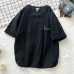 Cotton Linen T Shirt Men - Image 3