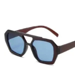 Fashion Vintage Square Sunglasses s Women Men Square Punk Polygon Eye Glasses - Image 6