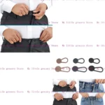 D5BD Flexible Button Waist Extenders for Pants 6-Pack 12-Pack for Men
