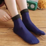 Women Men Winter Warm Thicken Wool Cashmere Snow Socks - Image 4