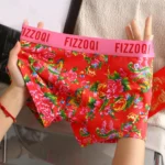 Cotton Flower Print Underpants Couple Men Boxers - Image 2