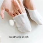 Men Socks Spring Summer Mesh Net Breathable Thin Cool Solid Color - Image 2