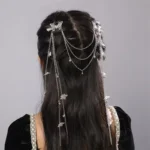 Hanfu Ethnic Style Hair Ornament Butterfly Tassel Hair Clip - Image 3