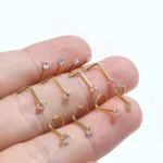 1Piece Nose Piercing Stainless Steel Jewelry for Women Men Nose - Image 3