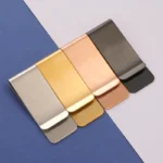 20 Pieces Mirror Stainless Steel Customized Engraved Tie Clip