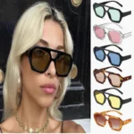 Fashion Vintage Square Sunglasses s Women Men Square Punk Polygon Eye Glasses