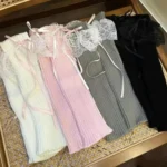 JK Bubble Socks Women Knit Leg Warmers Winter Cute Knee High Socks - Image 5