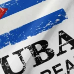 Short Sleeve Crew Neck Cotton Vintage Cuba Flag T Shirt - Image 3