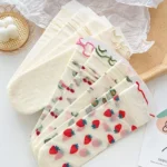 Dopamine JK Kawaii Ruffled Cute Silk Socks - Image 5