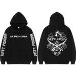 Singer M.Pokora Double Sided Print Hoodie Men Women Clothing