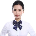 Stripe Airline Stewardess Necktie Dots - Image 3