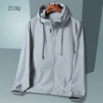 New Solid 2025 Hooded Jacket Men Sunscreen Quick Drying - Image 3