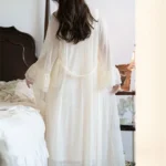 Womens Sexy Slip Nightdress Autumn Princess Sleepshirts Vintage - Image 2