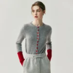 Ladies' Autumn Winter High-quality 100% Cashmere O-Neck - Image 2