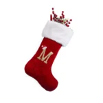 Embroidered Monogram Christmas Stocking - Image 5