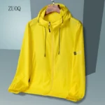 New Solid 2025 Hooded Jacket Men Sunscreen Quick Drying