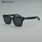GROBER Retro Acetate Sunglasses Men Square Quality Fashion Designer Eyeglasses
