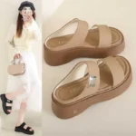 Super Lightweight Slingback Women's Boots Green Sandals