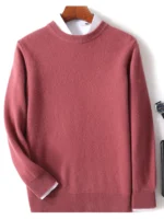 Simple Men Sweater 100% Merino Wool Pullover
