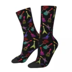 Guitars Socks Sweat Absorbing Stockings All Season Socks