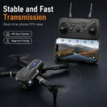 ZNLYRION RC Drone 4K S101 Foldable HD Dual Camera WIFI FPV APP Waypoint - Image 3