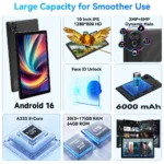 BUFO KB1001 10.1 Inch A333 Five Core Tablet 20GB(3+17G) RAM 64GB ROM Android 16 Go 800*1280 - Image 2