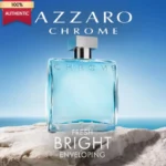 Azzaro Chrome Eau de Toilette Spray for Men, 3.4 oz / 100 mL, Iconic Metallic Aquatic - Image 2