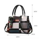 Elegant Designer Handbags Women Bags Messenger PU Leather Crossbody Bags - Image 5