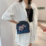 Designer Luxury Brand Handbags Crossbody Bags Elephant Embroidered Bags for Women - Image 6
