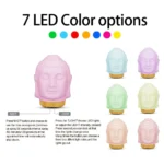 100ml Essential Oil Diffuser Buddha Head Humidifier With Night Lamp Aromatherapy - Image 5