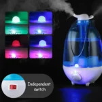 4000ML Ultrasonic Air Humidifier Double Sprayers Big Mist Volume Fog Mist - Image 3