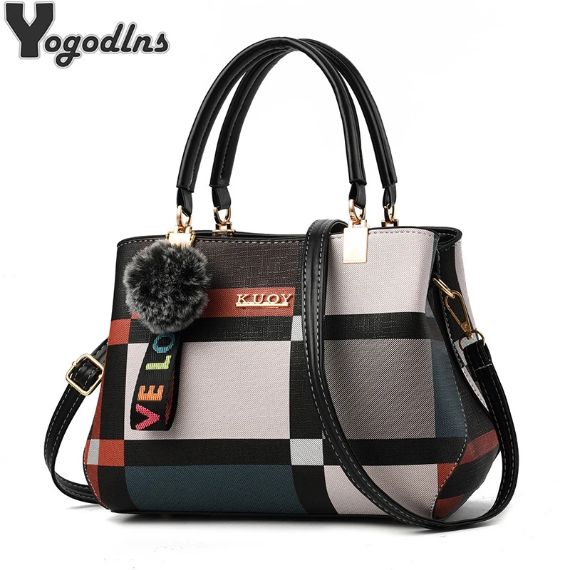 kf-Hbc001c4d20f0455ca382956ca2568622n Elegant Designer Handbags Women Bags Messenger PU Leather Crossbody Bags - Image 1