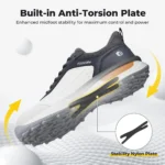 FitVille Men'S Wide Waterproof Spikeless Golf Shoes, High Traction Anti-Slip Sole, Shock Absorption - Image 4