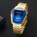 3PCS Luxury Stainless Steel Men Business Watches Jewelry Set Fashion Irregular - Image 3