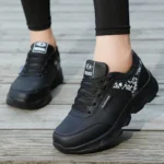 Women's Lightweight Lace-Up Casual Running Shoes, All Season Sneakers