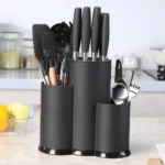 Multifunctional Universal Knives Holder 2/3 Grid Plastic Kitchenware Drain