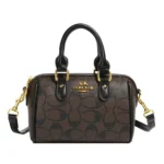 Vintage Luxury Crossbody Diaper Bag: Elegant Women's Handbag With Designer Letter