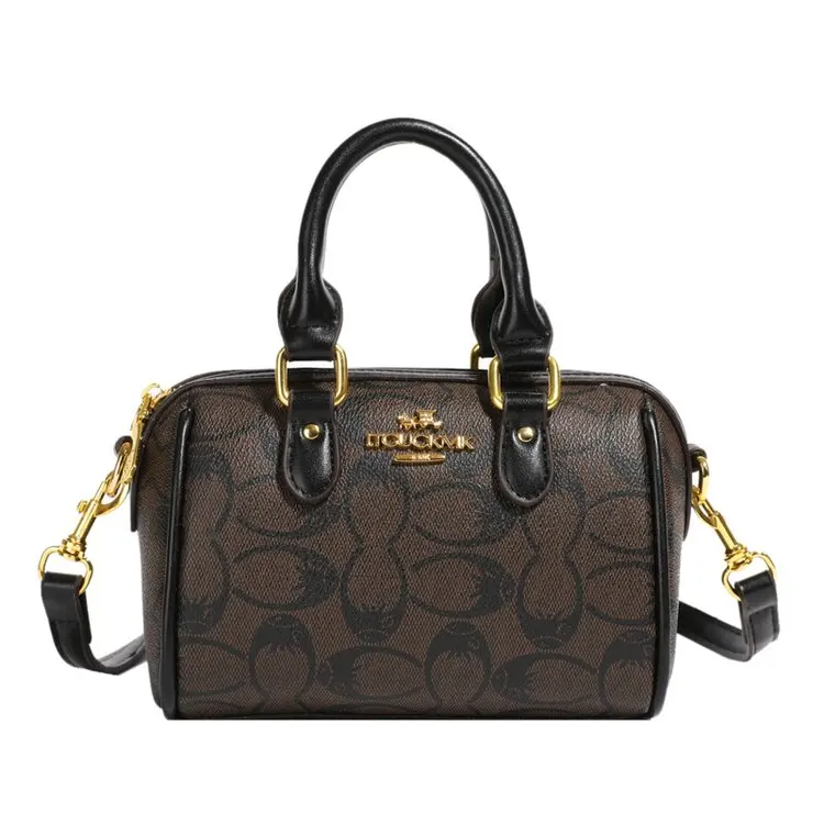 kf-S046730692ba746fd878f6366f56ed1dcf Vintage Luxury Crossbody Diaper Bag: Elegant Women's Handbag With Designer Letter - Image 1
