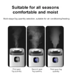 12L Intelligent Floor-Standing Humidifier Bedroom Living Room Office - Image 3