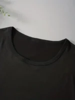 Rose Print Women's Sleeve Tops Tees Comfortable Casual Summer Fashion Summer - Image 4